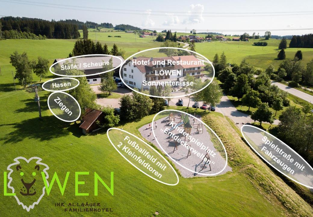 Familienhotel Loewen Nesselwang Bagian luar foto